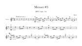 Menuet #3 de Bach. Apprenez la pièce qui vous a accompagné à chaque début et fin de tutoriels de Mildor Violon, un grand classique de Bach pour mettre en pratique toutes les notions vues jusqu'à présent