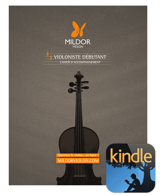 Méthode de violon, Cahier d'accompagnement, Violoniste débutant, Mildor Violon, version eBook Amazon Kindle