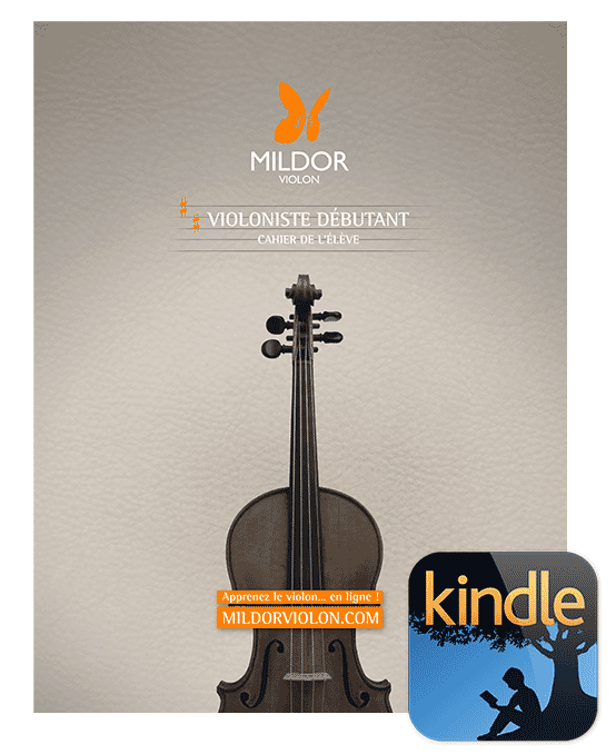 Méthode de violon, Cahier de l'élève, Violoniste débutant, Mildor Violon, version eBook Amazon Kindle