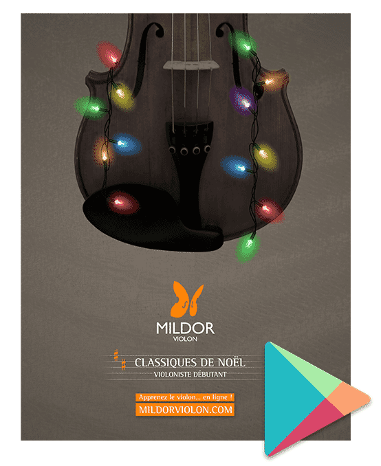 Méthode de violon, Classiques de Noël, Violoniste débutant, Mildor Violon, version eBook Google Play Books