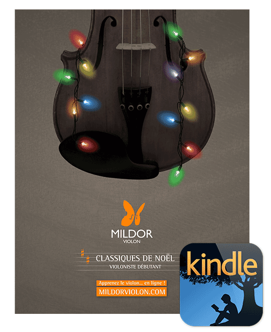 Méthode de violon, Classiques de Noël, Violoniste débutant, Mildor Violon, version eBook Amazon Kindle