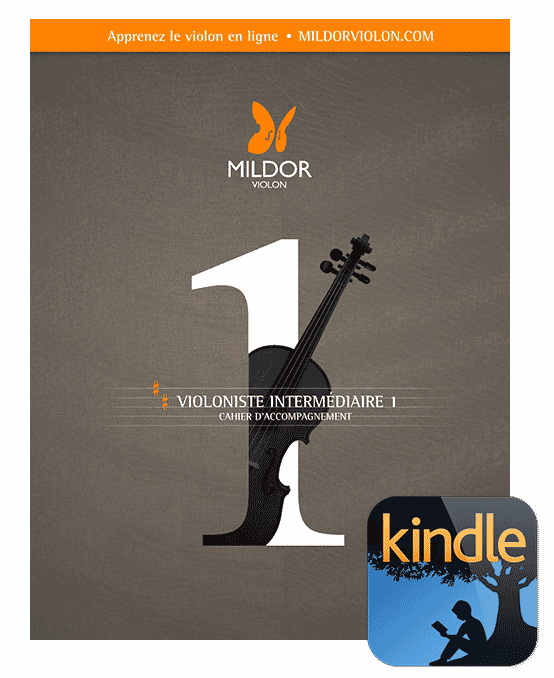 Méthode de violon, Cahier d'accompagnement, Violoniste intermédiaire 1, Mildor Violon, version eBook Amazon Kindle